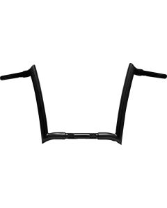 Paul Yaffe 1-1/4" One-Piece Black 10" Rise Monkey Drag Bars 4 Harley FLTR