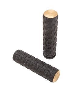 Arlen Ness 07-355 Brass Air Trax 1" Grips for Throttle By Wire Harley 08-24