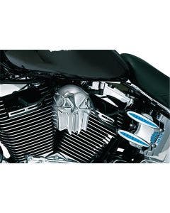Kuryakyn 7718 Chrome Skull Horn Cover Harley Cow Bell Horn Cover 92-18