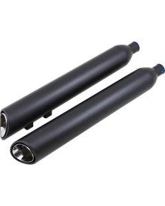 Cobra 6303RB 909 Twins 4" Slip-On Mufflers Black Harley FLHTCUTG Tri-Glide 09-20