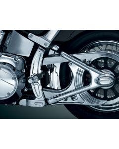 Kuryakyn 7773 Chrome Boomerang Frame Covers for 08-up Harley Softail