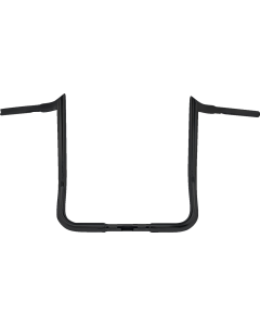 Paul Yaffe 1 1/4" Monkey Bagger 12" Rise Black Handlebar 4 Harley 99-23 FLHT/FLHX