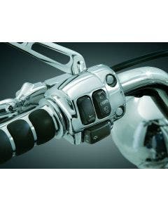 Kuryakyn 7808 Chrome Switch Housing Covers Harley V-Rod Softail XL FXD