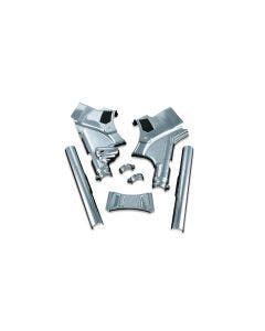 Kuryakyn Chrome Deluxe Neck Covers for '09-'13 Touring FLH/T Models