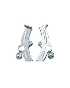 Kuryakyn Chrome Boomerang Swingarm Covers 00-07 Harley Softail FXST FLST