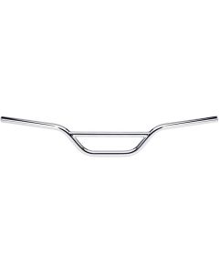 Biltwell 0601-3030 Chrome Moto 4-1/4" Rise 7/8" Handlebar for Harley Sportster XL