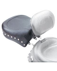 Mustang 79347 Studded Wide Recessed Rear Seat for Harley Dyna FXD 06-17