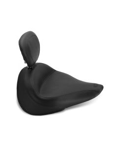 Mustang 79832 Wide Vintage Solo Driver Seat with Driver Backrest for Yamaha Bolt 13-14