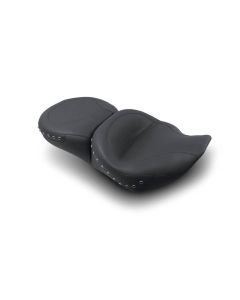 Mustang 75577 Wide Touring Black Studded Seat for Harley Street Glide FLHR 97-07