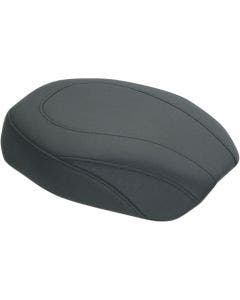 Mustang 76701 Black Smooth Wide Tripper Passenger Pillion Seat Harley Dyna 06-17