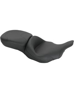 Mustang 76971 Super Touring Black Vintage Seat for Harley FLHT FLTR 97-07