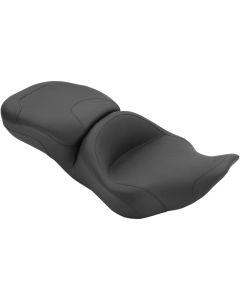 Mustang 76973 Super Touring Black Vintage Seat for Harley FLHR FLHX 97-07