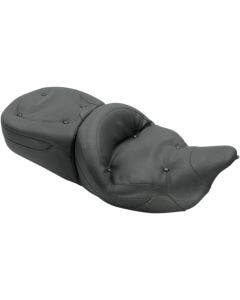 Mustang Seats 79539 Super Touring Black Regal Style Seat Harley FLH/FLT 08-23