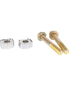 Thrashin Supply Chrome 1/2" Riser Spacer Extensions Billet Aluminum Pair