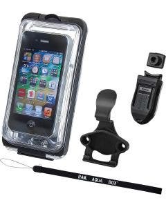 Ram Mounts Pro 20 Aqua Box Phone Cradle Sealed Enclosure RAM-HOL-AQ7-2C
