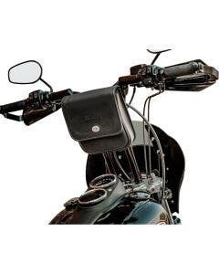 Saddlemen Black D144 T Bar Handlebar Hard Tool Bag EX000953 Custom Harley Metric