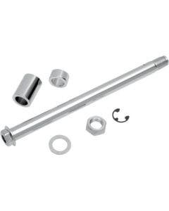 Drag Specialties Chrome Rear Axle Kit Harley Softail Dyna FXD 08-17 0214-0585