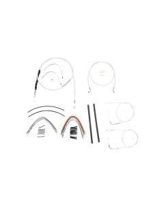 Magnum Sterling Chromite II Designer 12-14" Handlebar Control Install Kit Harley 07-11