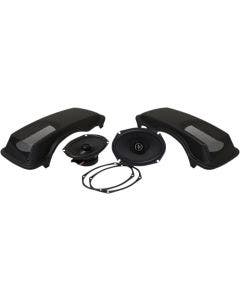 Hogtunes Saddlebag Lid and 6" x 9" XL Speaker Kit Harley Touring w/ Bags 99-13
