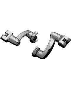 Kuryakyn Chrome Longhorn Offset Footpeg without Magnum Clamps Highway  Mounts