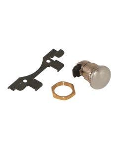 Mid USA Chrome Push Button Gas Fuel Door Latch Kit Harley FLH/T 92-16 80-686
