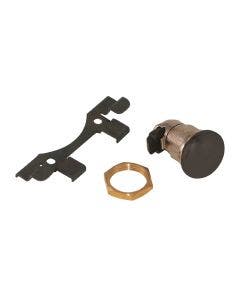 Mid USA Black Push Button Gas Fuel Door Latch Kit Harley FLH/T 92-16
