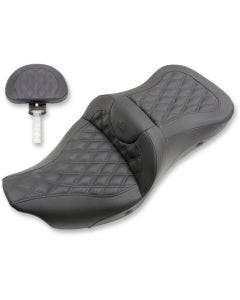 Saddlemen Extended Reach Heated Sofa LS Seat W/ Backrest 08-19 Harley FLHT