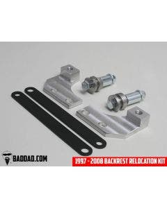 Bad Dad Backrest Relocation Bracket - for Harley Touring 97-13 w/Bad Dad Fender