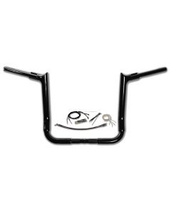 FBI Fat Baggers 1-1/2 Black 14" EZ Install Pointed Handlelbar Cable PKG FLH 14-20