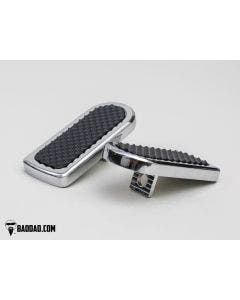 Bad Dad Chrome 900 Series Foot Peg Inserts Harley FL Touring Softail 97-19 80984-2