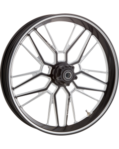 Arlen Ness Black Contrast Split-Spoke 19x3.25 Rim Wheel 4 Harley 