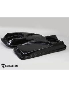 Bad Dad Competition Series Speaker Lids for Harley Touring Models 93-13 81008