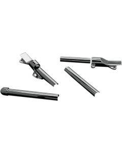 Kuryakyn Chrome 4 Piece Swingarm Cover Set for Harley Softail Models 00-07