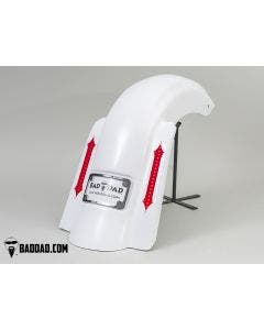 Bad Dad Raw Summit Fender with 10" Flush Mounts Harley FL Touring 14-Up 81088