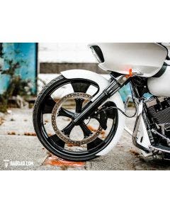 Bad Dad 26" Wrap Front Fender for Harley Softail FLST Models 81132-3