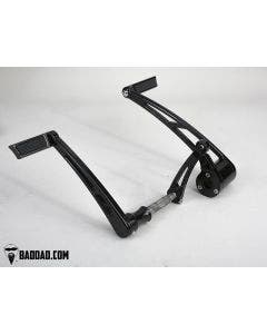 Bad Dad Black Forward Control Kit with Toe Shifter Harley Softail Touring 81133-1