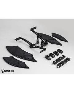 Bad Dad Black Forward Controls Rear Boards Heel-Toe Shifter 992 Floorboard Kit Harley