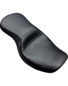 Le Pera Outcast 2-Up Seat W/O Backrest Smooth Black for Harley FLH/FLT '23-'24