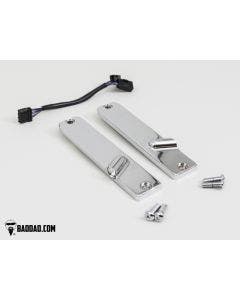 Bad Dad 900 Series Chrome Front LED Billet Turn Signals Harley FLS Softail