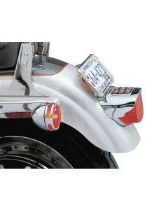 Kuryakyn 8130 Chrome Rear Taillight Bezel Visor Slots Harley Sportster XL 73-20