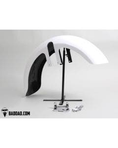 Bad Dad Raw 180mm Wrap Front Fender 21" Wide Tire Harley FLH/T 86-20