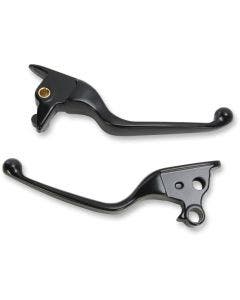 Drag Specialties Matte Black Wide Blade Hand Levers Harley Softail 15-17