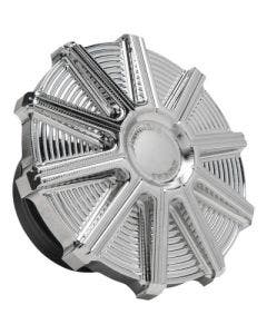 Arlen Ness 701-001 10 Gauge Gas Cap Chrome Harley FLH FLS FXD XL 93-20