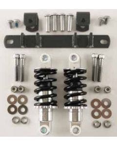 MidWest 82-54 Ultima Dual 5" Adjustable Shock Mount Solo Seat Bracket Kit Harley