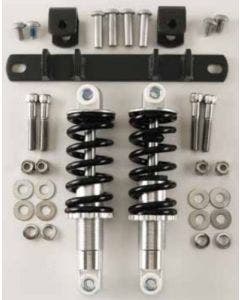 MidWest 82-55 Ultima Dual 6.5" Adjustable Shock Mount Solo Seat Kit Harley