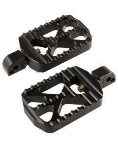 Joker Machine Black Bear Claw Passenger Footpegs 4 Harley M8 Softail