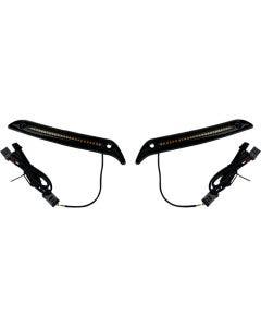 Custom Dynamics LED Windshield Trim for Harley Low Rider ST Models
