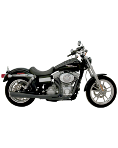 Supertrapp 2-Into-1 Supermeg System Black Ceramic Harley Dyna Glide 12-17