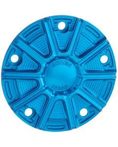 Arlen Ness 700-027 10-Gauge Point Cover Blue Harley Twin Cam 99-17
