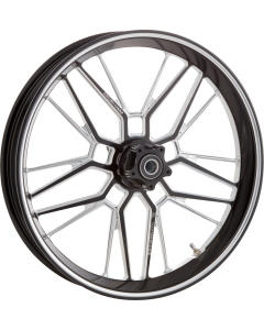 Arlen Ness Black Contrast Split-Spoke 21x3.5 Rim Wheel 4 Harley 